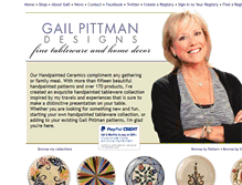 Tablet Screenshot of gailpittman.com